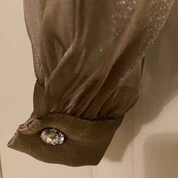 Organza peplum top - Picture 3 of 5